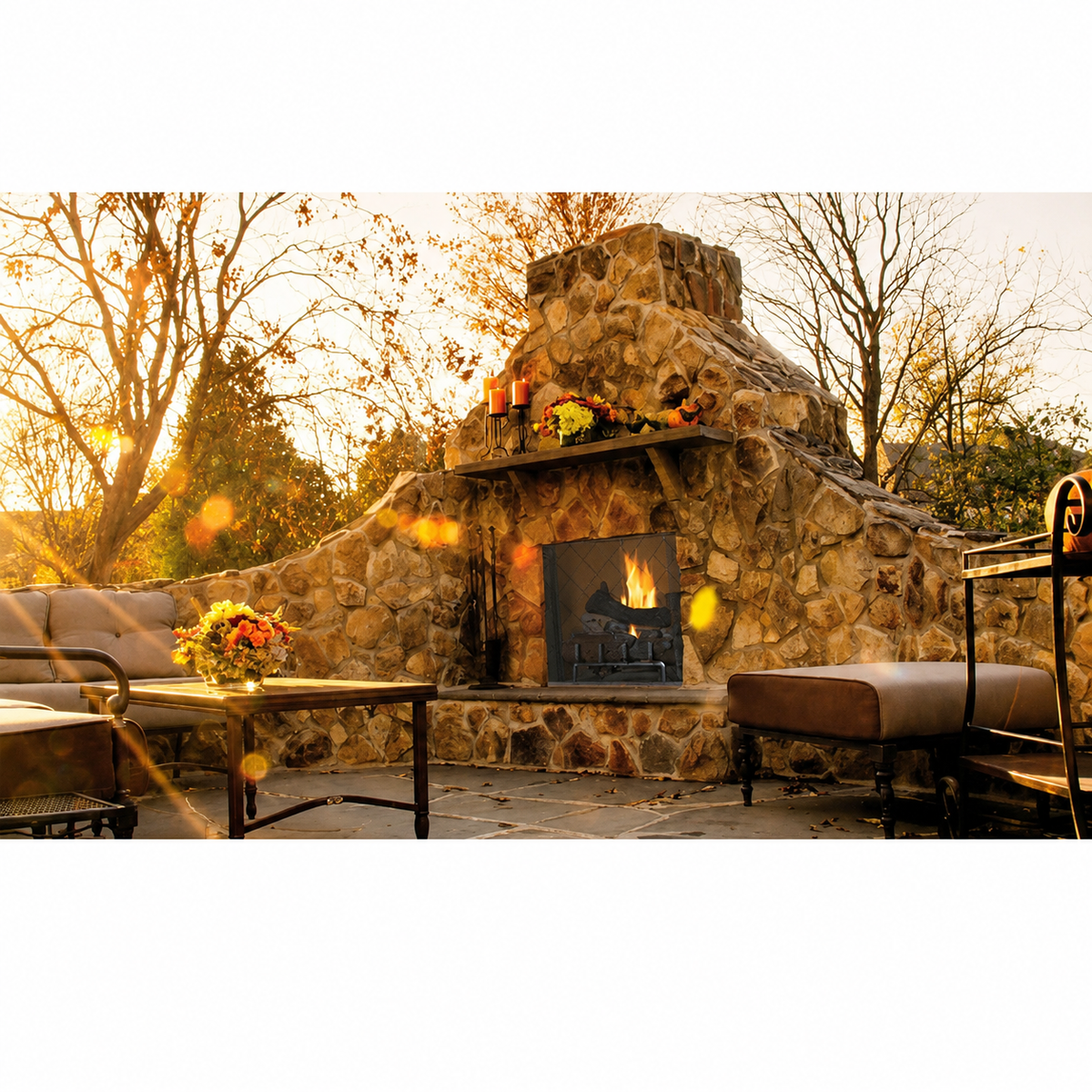 Superior VRE6042 42" Traditional Outdoor Vent-Free Firebox
