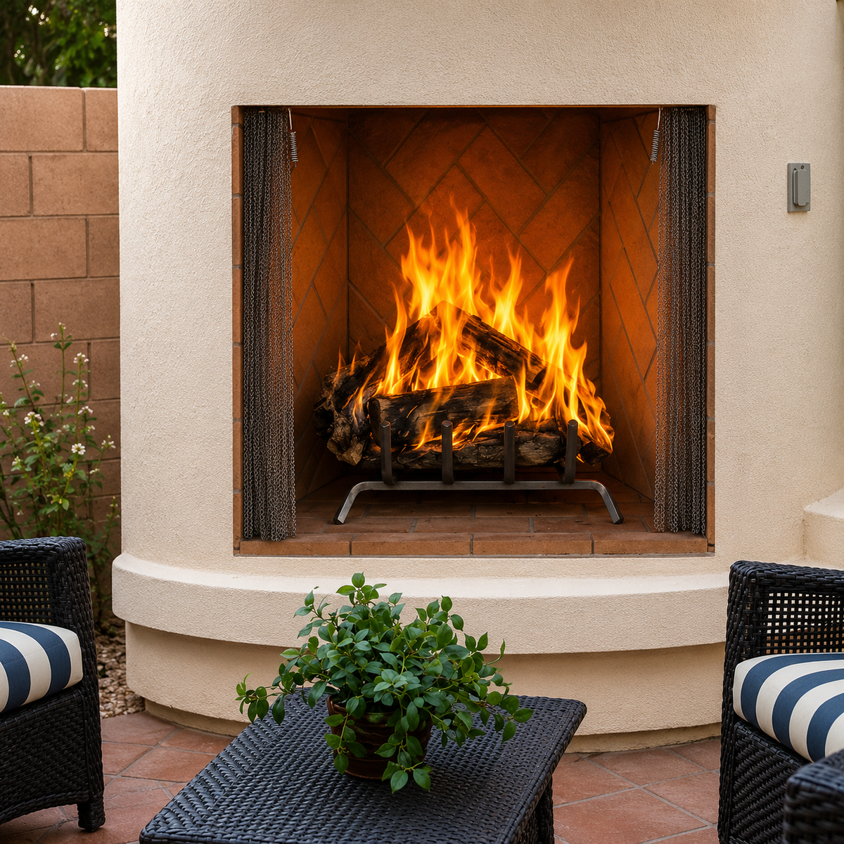 Superior WRE6036 36" Traditional Outdoor Vented Wood Fireplace