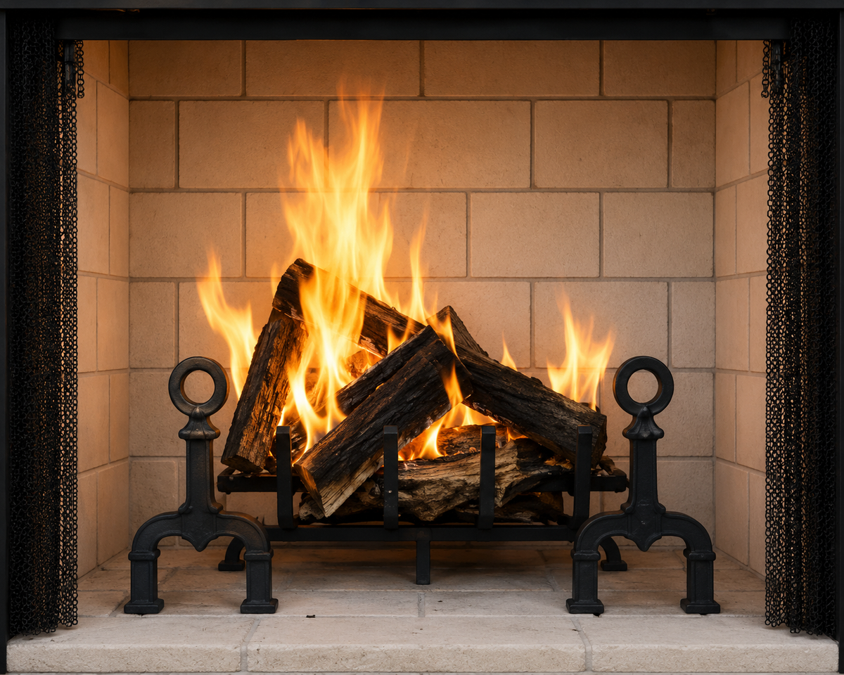 Superior WRT6050 50" Traditional Front Open Wood Burning Masonry Fireplace