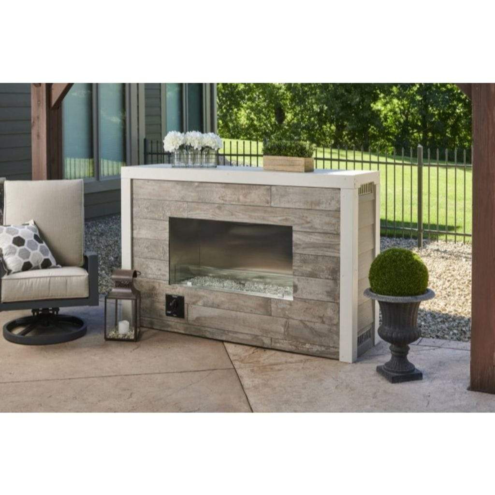 The Outdoor GreatRoom Company 40" Single-Sided Ready-to-Finish Gas Fireplace with Direct Spark Ignition – Liquid Propane