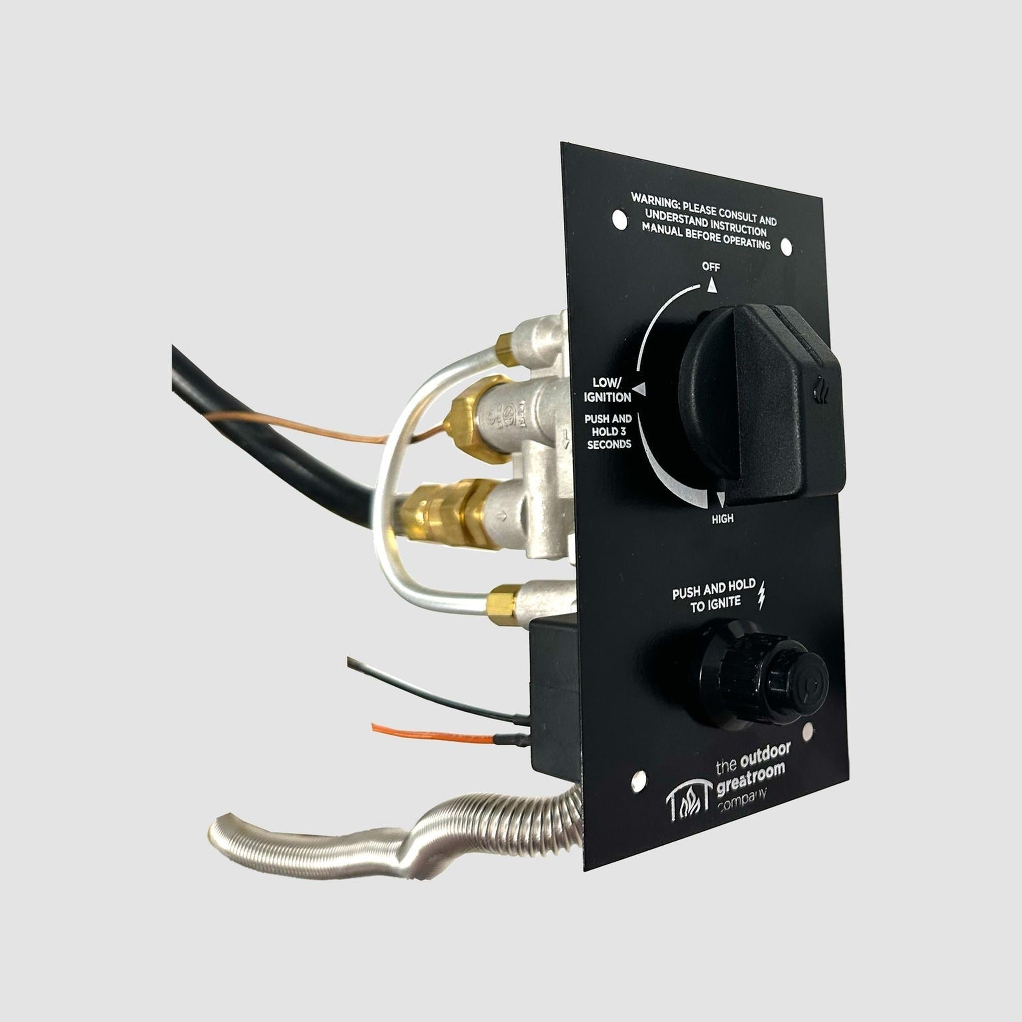 The Outdoor GreatRoom Company Control Panel for Crystal Fire Plus Burners (6.38" x 3.5")