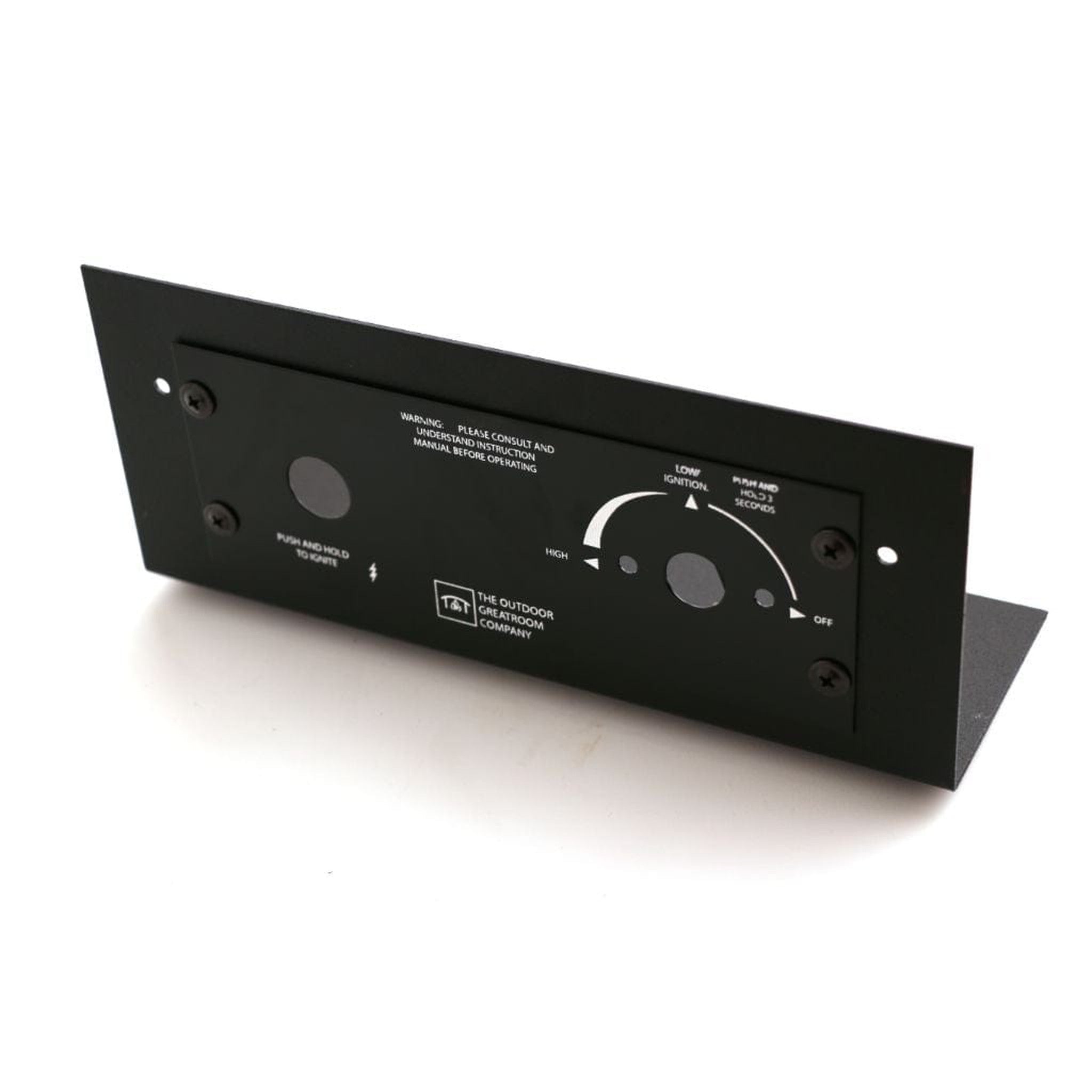 The Outdoor GreatRoom Company DIY Gas Fire Pit Control Panel Kit – 7.5" x 2.75"