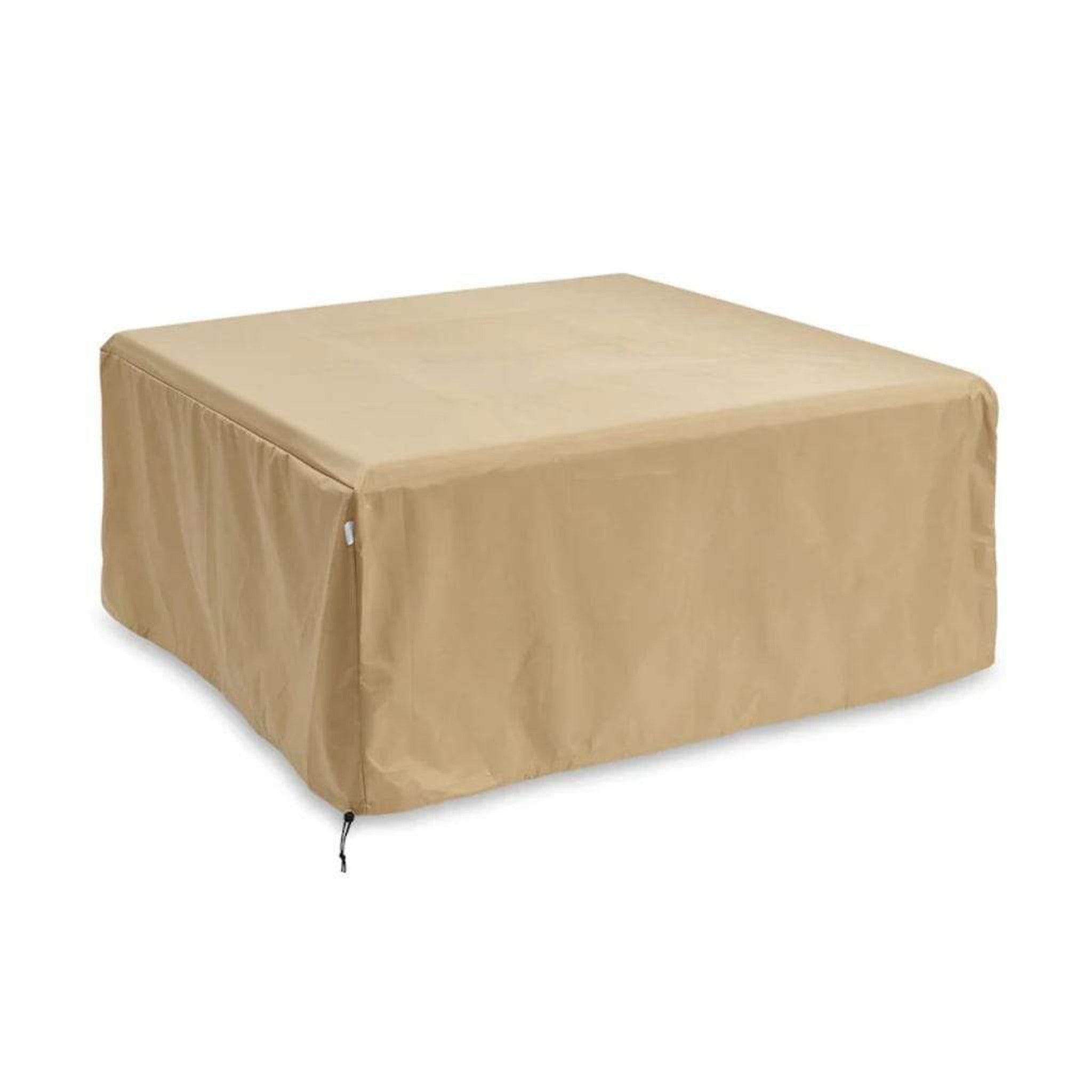 The Outdoor GreatRoom Company Cove 45" Sierra Square Fire Table Cover with Weather-Resistant Ripstop Fabric