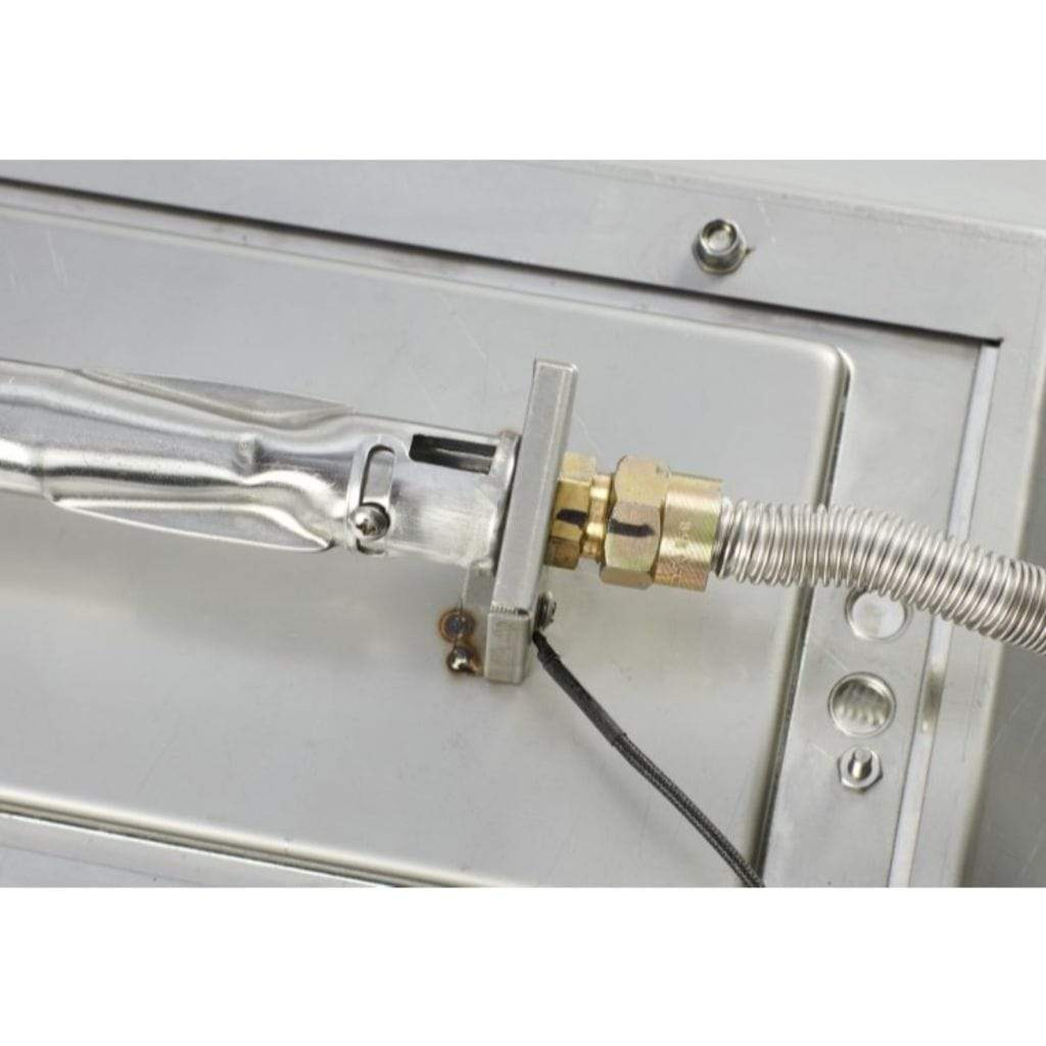 The Outdoor GreatRoom Company Crystal Fire 12" x 64" Linear Gas Burner - Commercial-Grade Stainless Steel