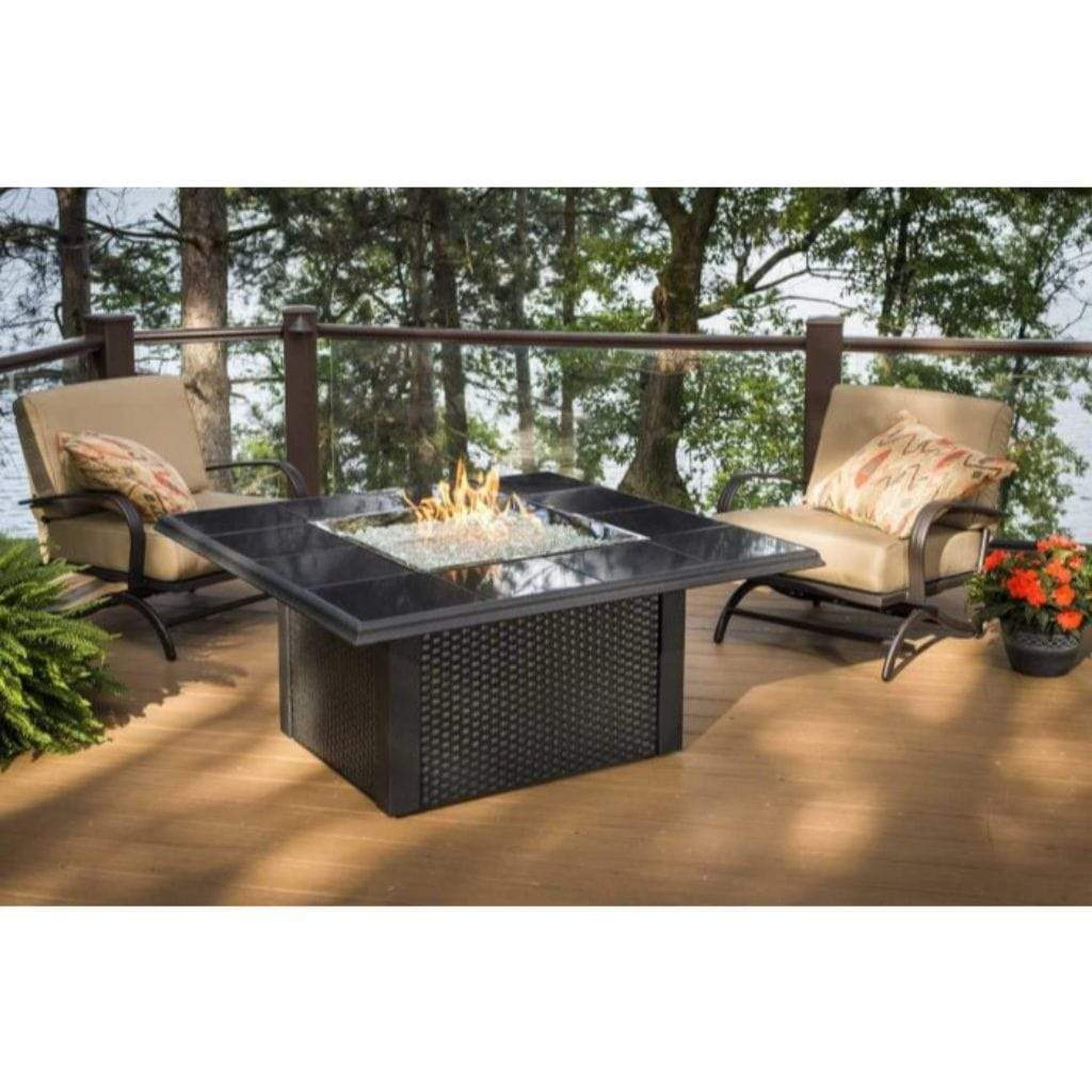 The Outdoor GreatRoom Company 24" Crystal Fire Plus Square Stainless Steel Burner