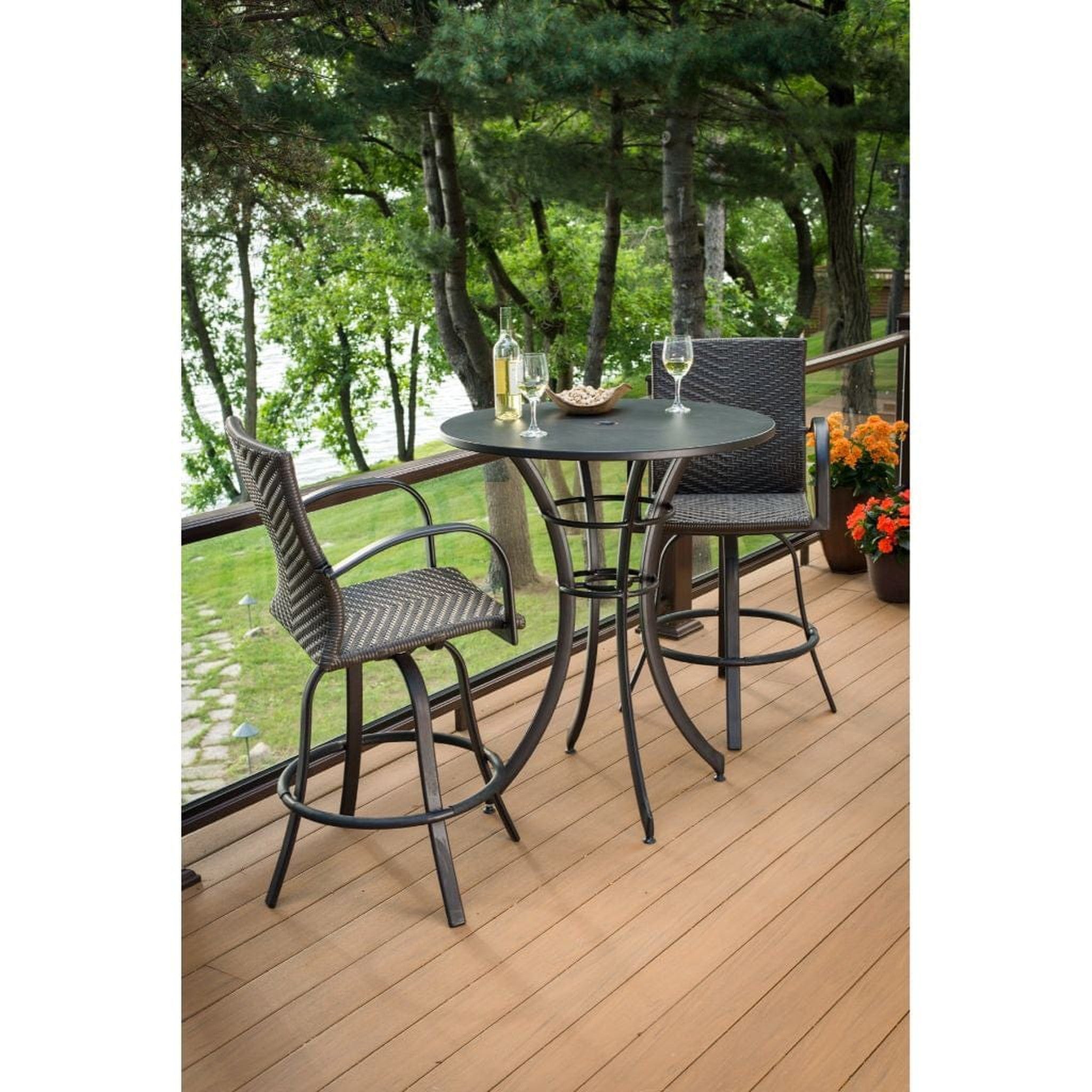 The Outdoor GreatRoom Company Empire Bar Stools (Set of 2)