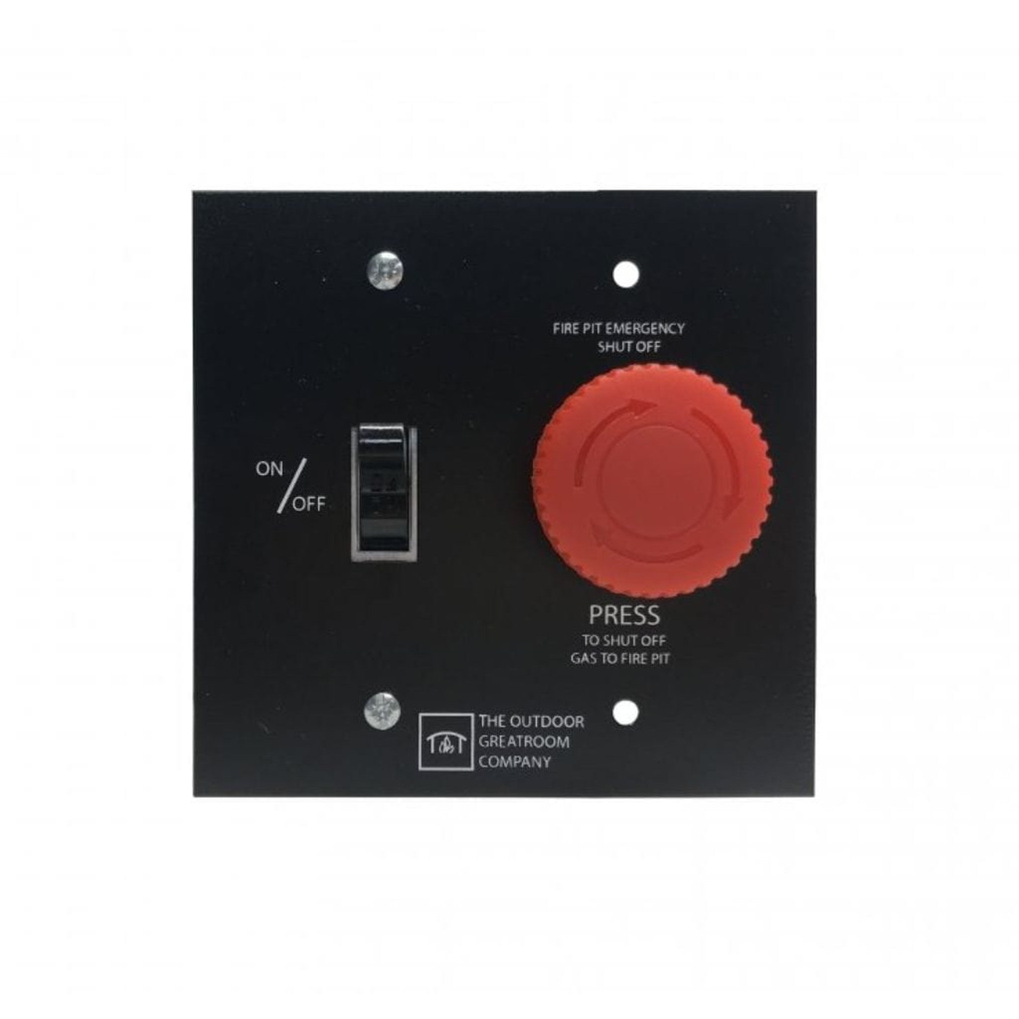 The Outdoor GreatRoom Company Crystal Fire Plus Burner Wall Switch and