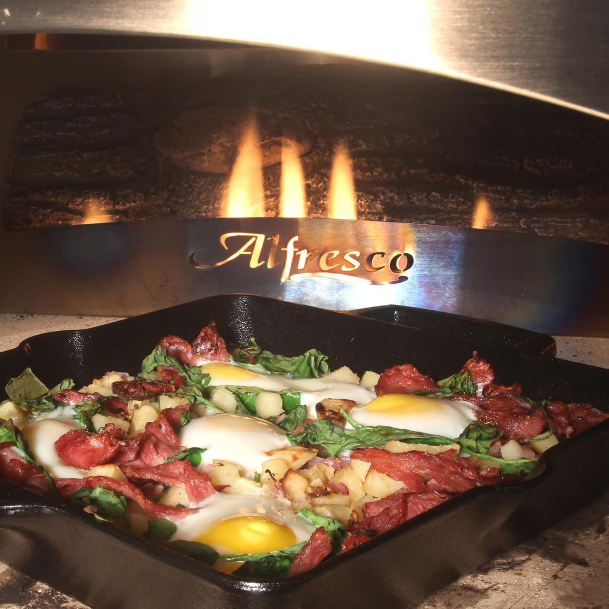 Alfresco 30-Inch Countertop Outdoor Gas Pizza Oven