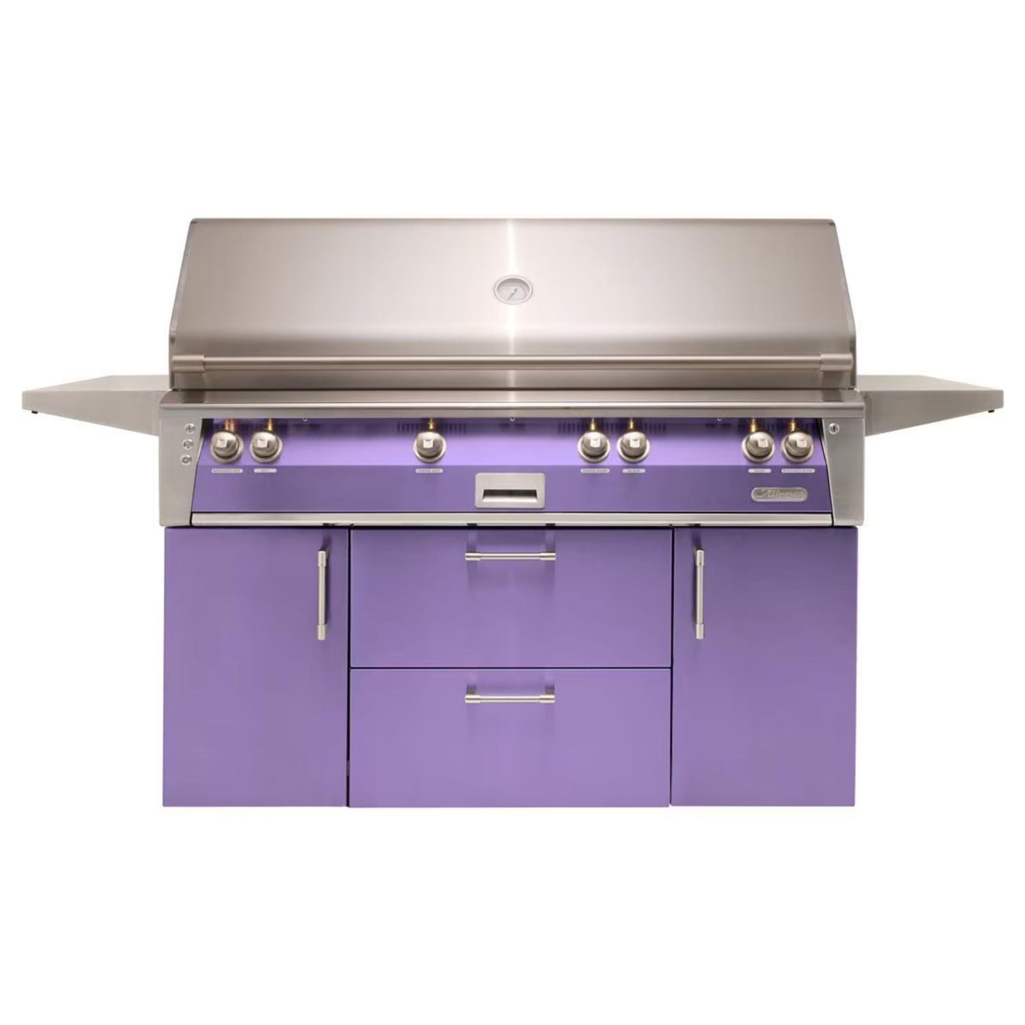 Alfresco ALXE 56-Inch Stainless Steel Freestanding Gas Grill w/ Sear Zone And Rotisserie
