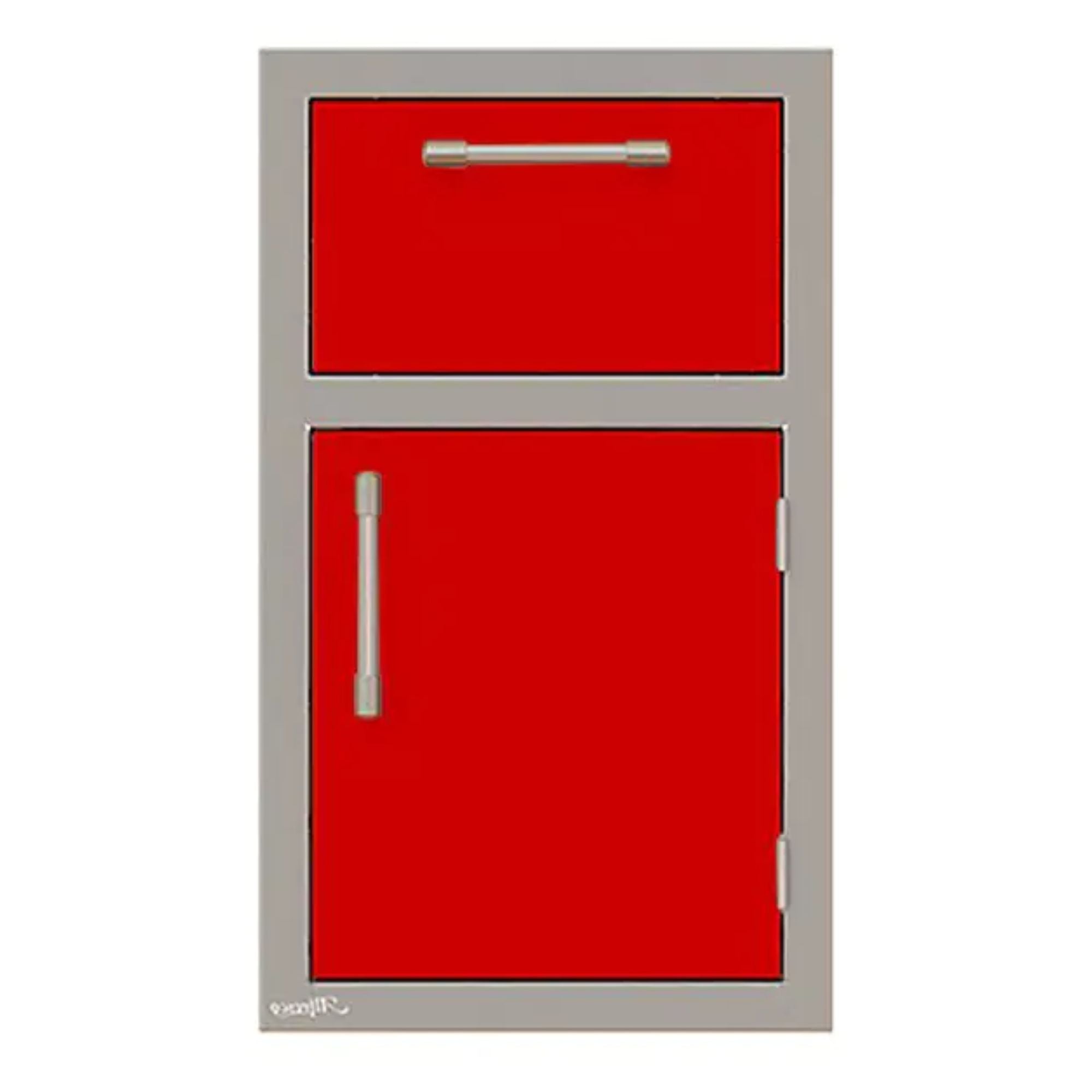 Alfresco 17-Inch Stainless Steel Right-Hinged Soft-Close Door & Drawer Combo