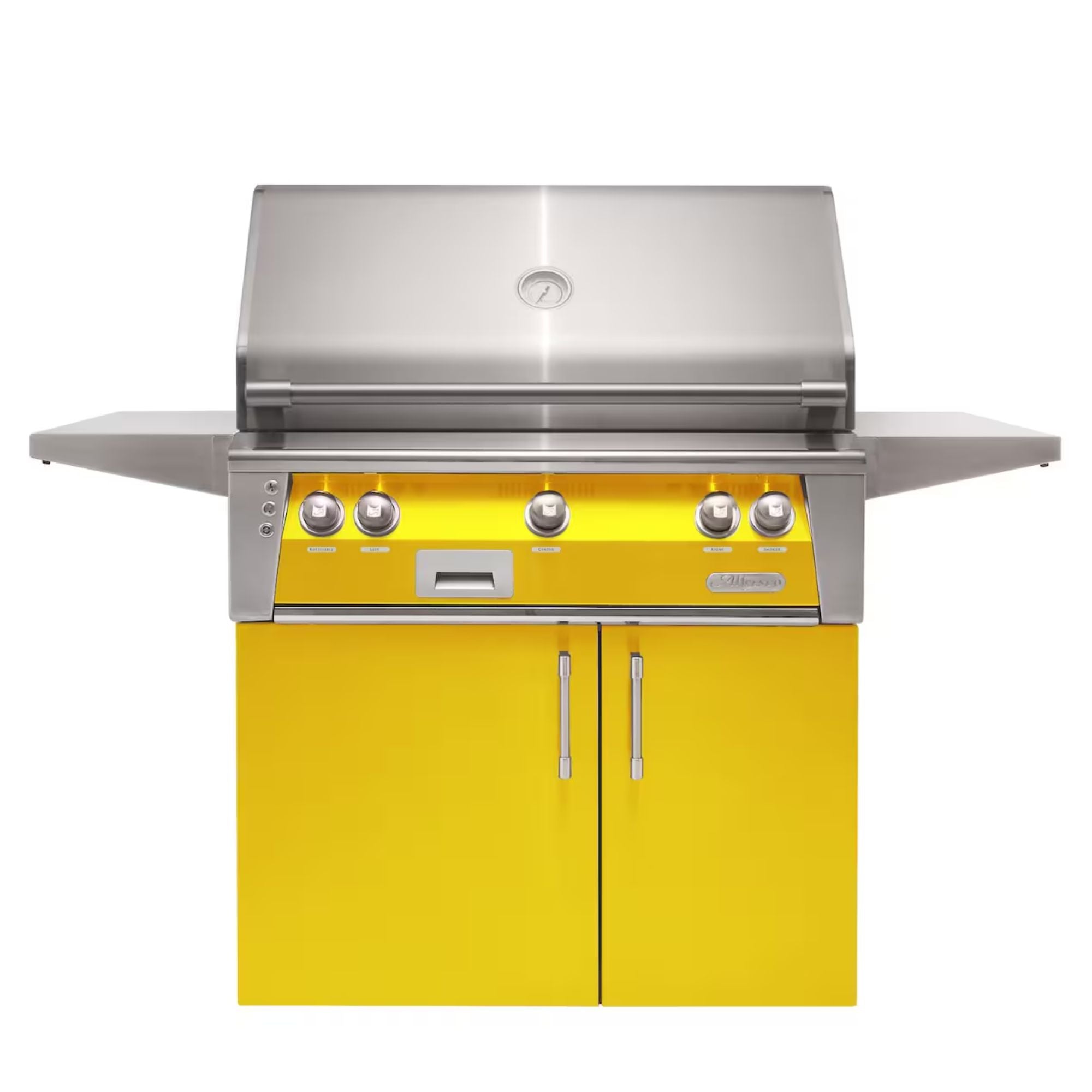 Alfresco 36-Inch Stainless Steel Freestanding Gas Grill w/ Rotisserie