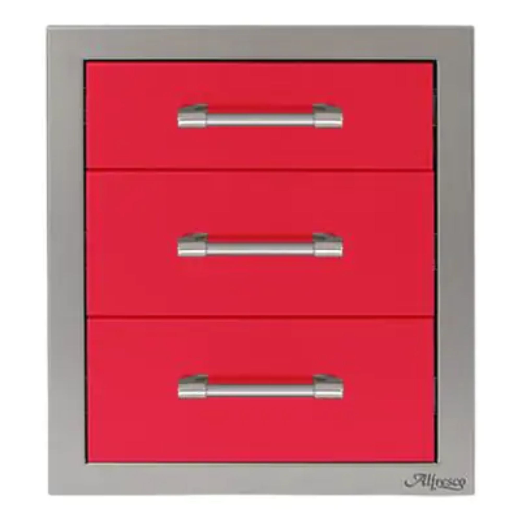 Alfresco 17-Inch Stainless Steel Soft-Close Triple Drawer