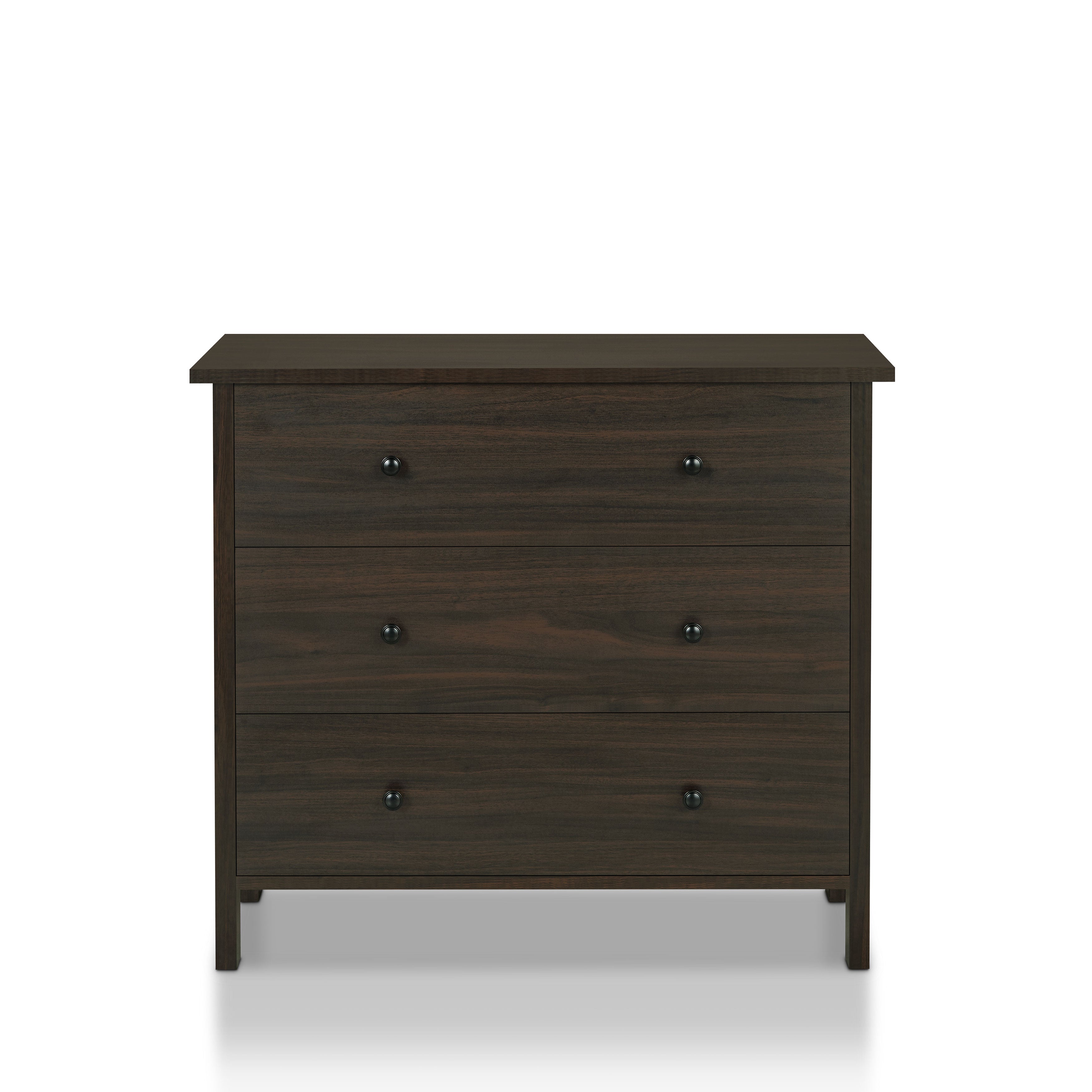 Zillett 3-Drawer Chest in Wenge
