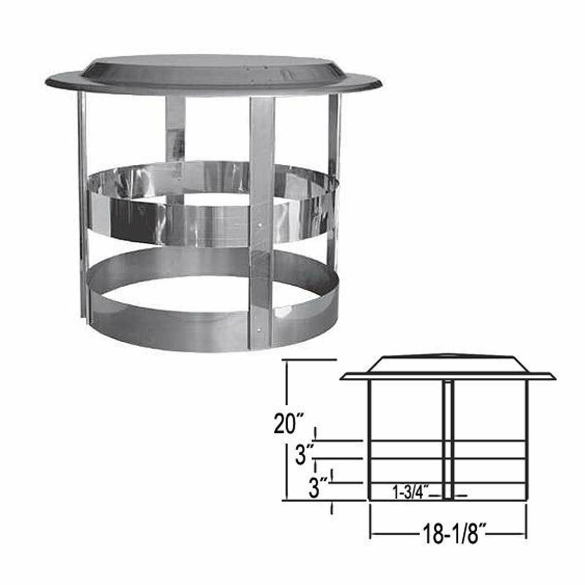 DuraTech | 18DT-VC 18'' Chimney Cap