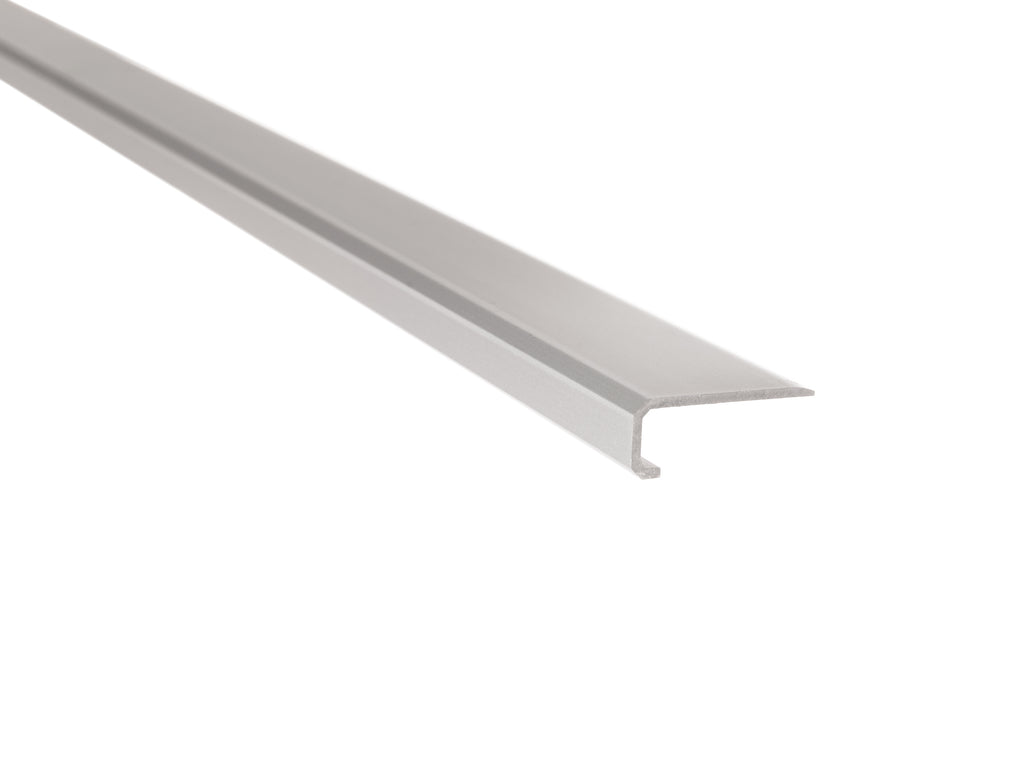 Flooring and Wall Panel Accessory - 46in Silver Endcap (10-pack)