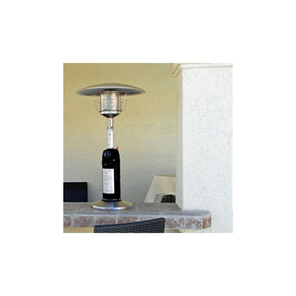 38" Black / Stainless Steel Portable Heater - AZ Patio Heaters