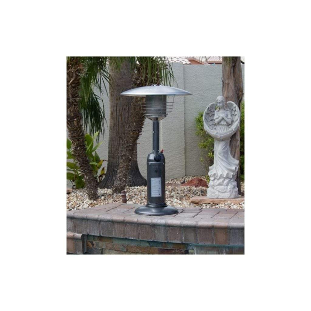 38" Silver Portable Hammered Heater - AZ Patio Heaters