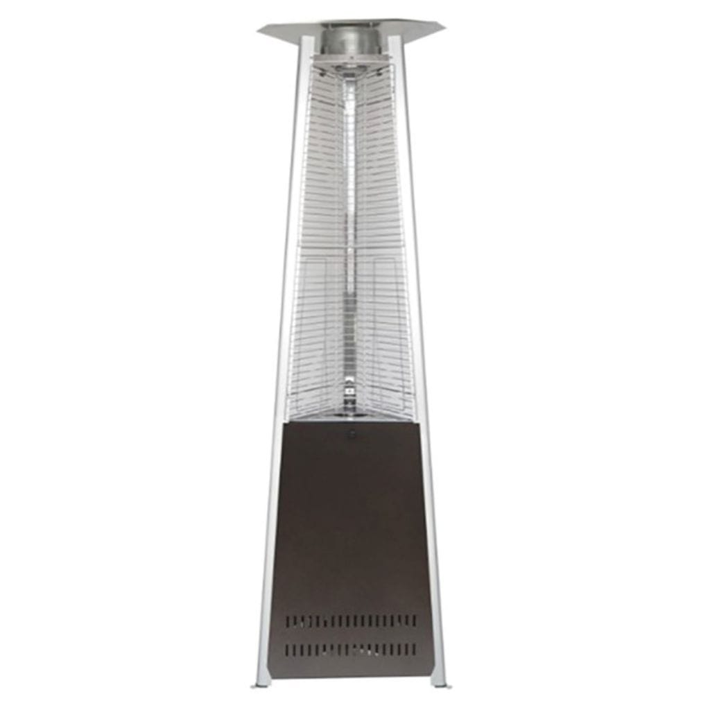 70" Bronze Compact Commercial Hammered Glass Tube Heater - AZ Patio Heaters