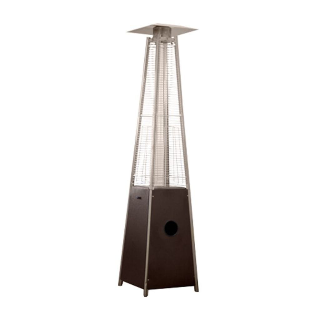 87" Bronze Residential Hammered Glass Tube Patio Heater 40000 BTU's - AZ Patio Heaters