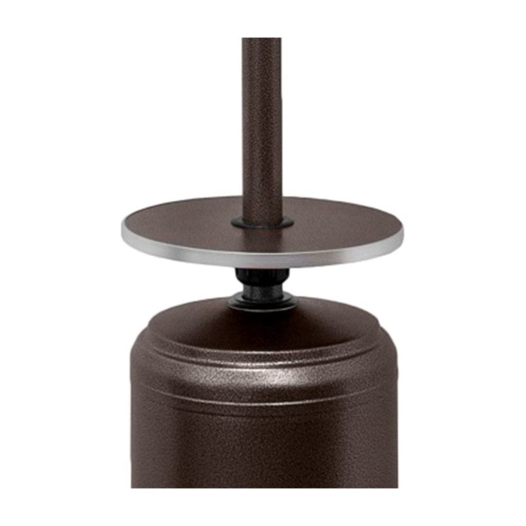 87" Hammered Patio Heater With Table - AZ Patio Heaters