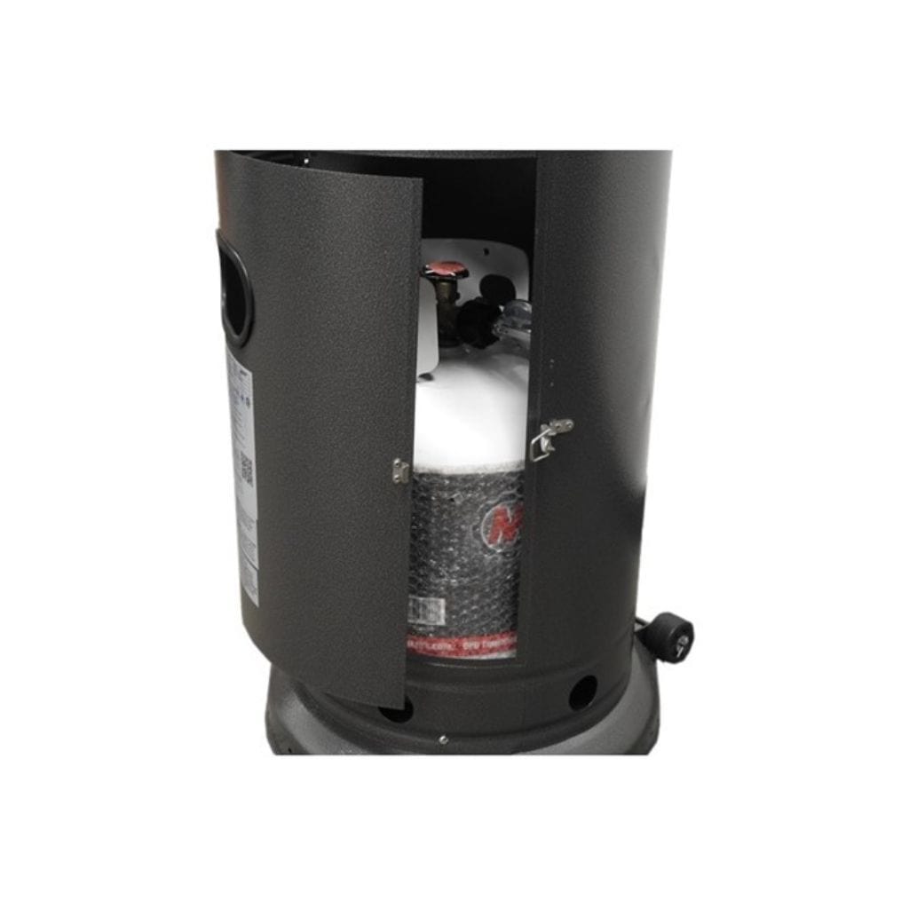 87" Hammered Patio Heater With Table - AZ Patio Heaters