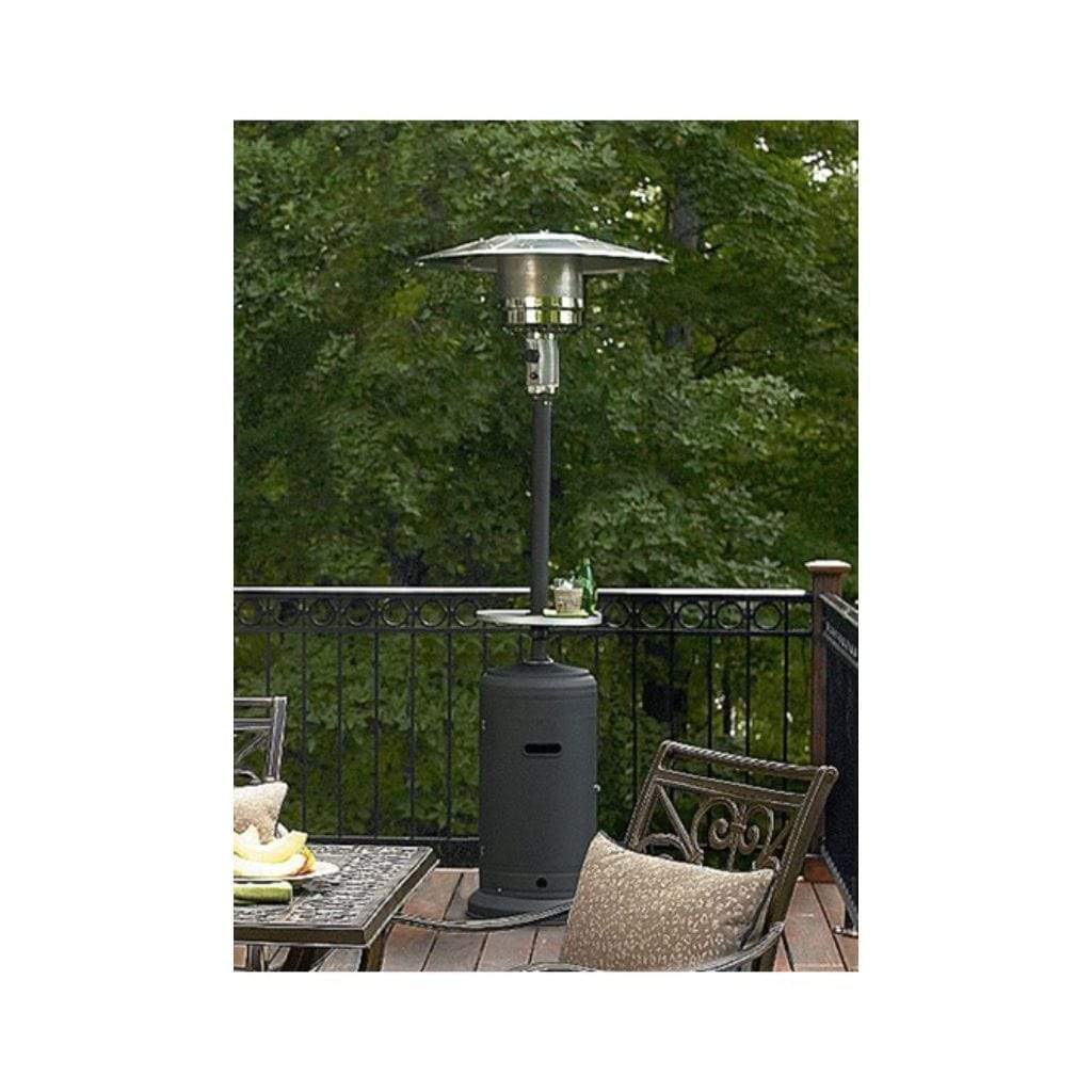 87" Hammered Patio Heater With Table - AZ Patio Heaters