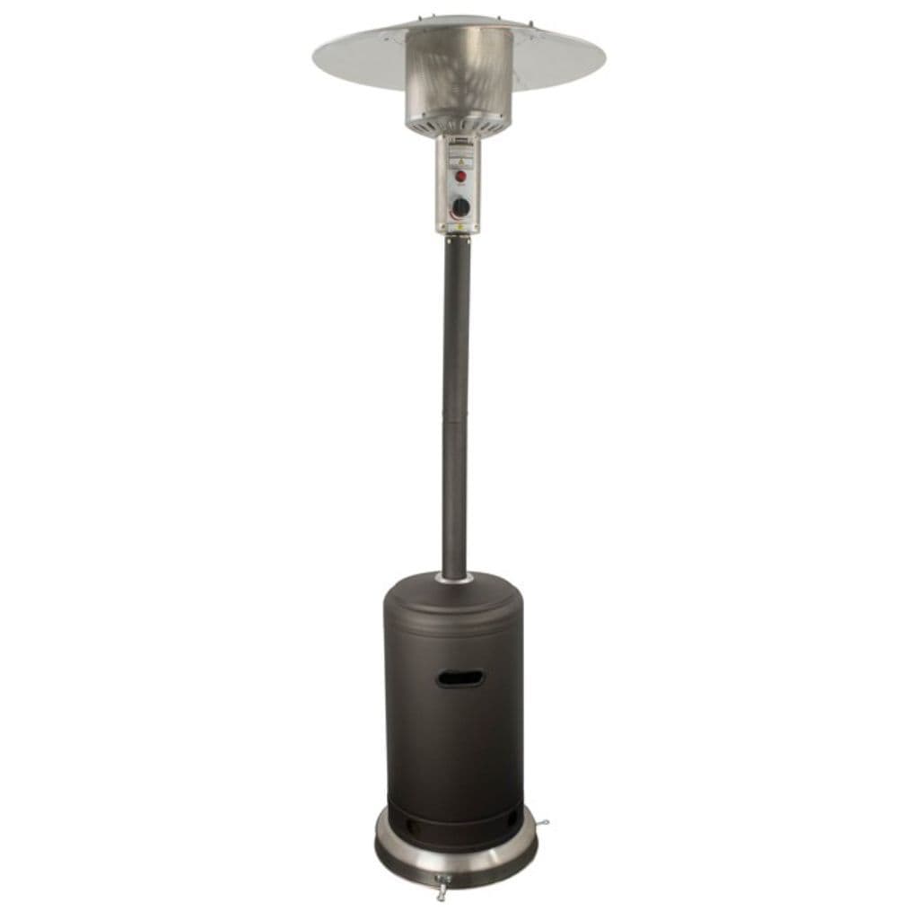 87" Mocha and Stainless Steel Tall Promo Heater 40000 BTU's - AZ Patio Heaters