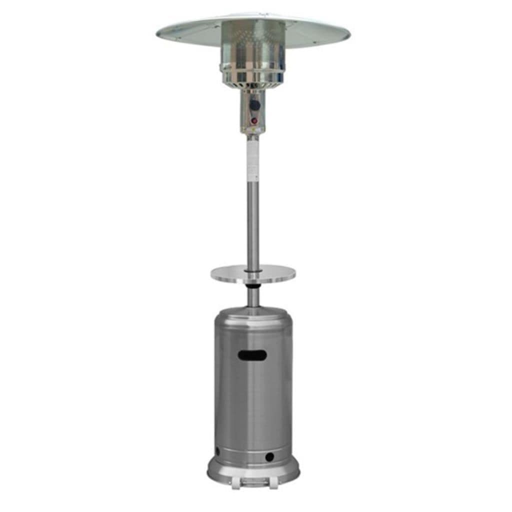 87" Stainless Steel Propane Patio Heater with Table - AZ Patio Heaters