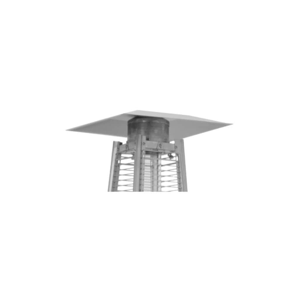 89" Silver Residential Hammered Glass Tube Patio Heater 40000 BTU's - AZ Patio Heaters