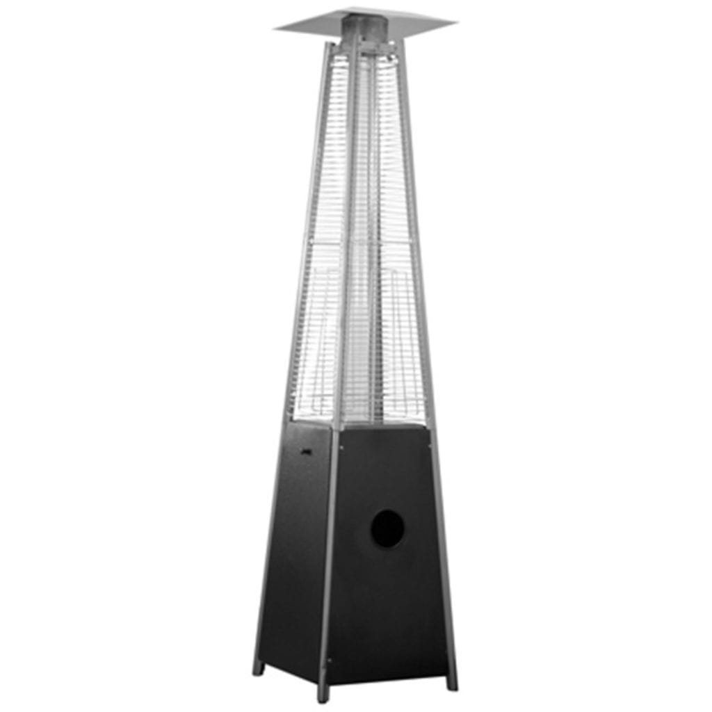 91" Matte Black Residential Glass Tube Patio Heater 40000 BTU's - AZ Patio Heaters
