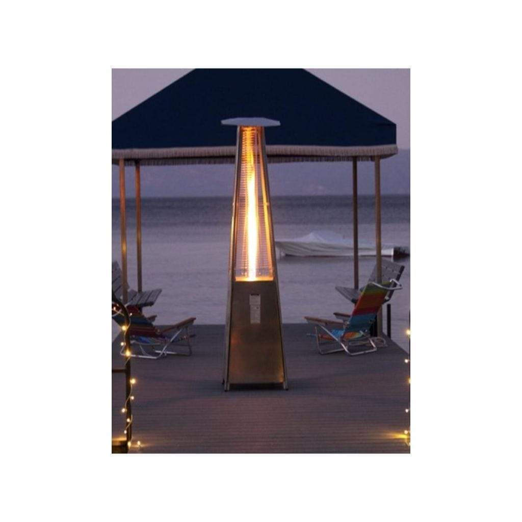 91" Stainless Steel Residential Glass Tube Patio Heater 40000 BTU's - AZ Patio Heaters