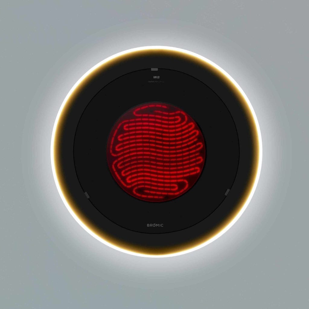 Bromic Heating - 28" Eclipse Smart-Heat 2900 Watt Freestanding Electric Portable Heater w/ Dimmer Control