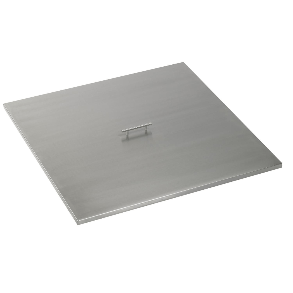 The Outdoor Plus - Stainless Steel Square Burner Lid/Cover for Fire Pits