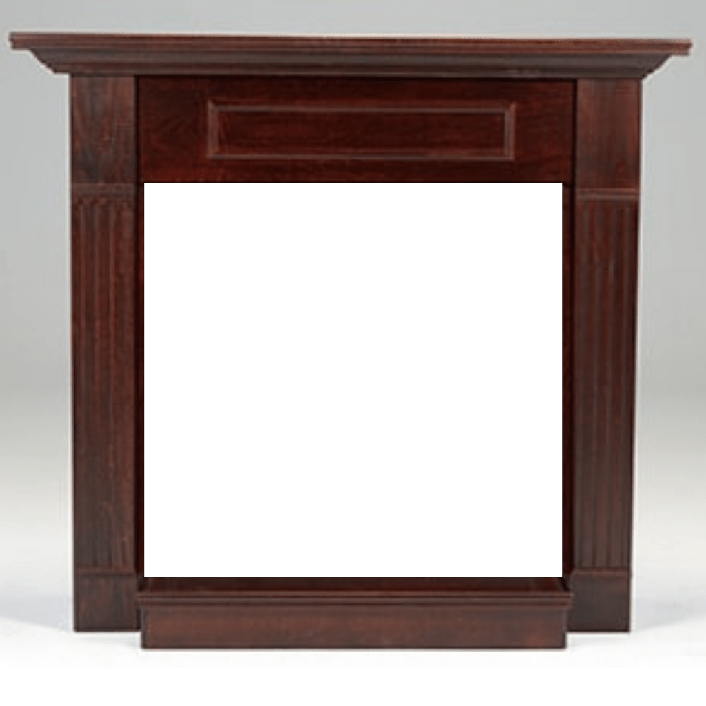 Monessen - 32" Wall Cabinet Surround with Built-in Hearth for Fireplaces