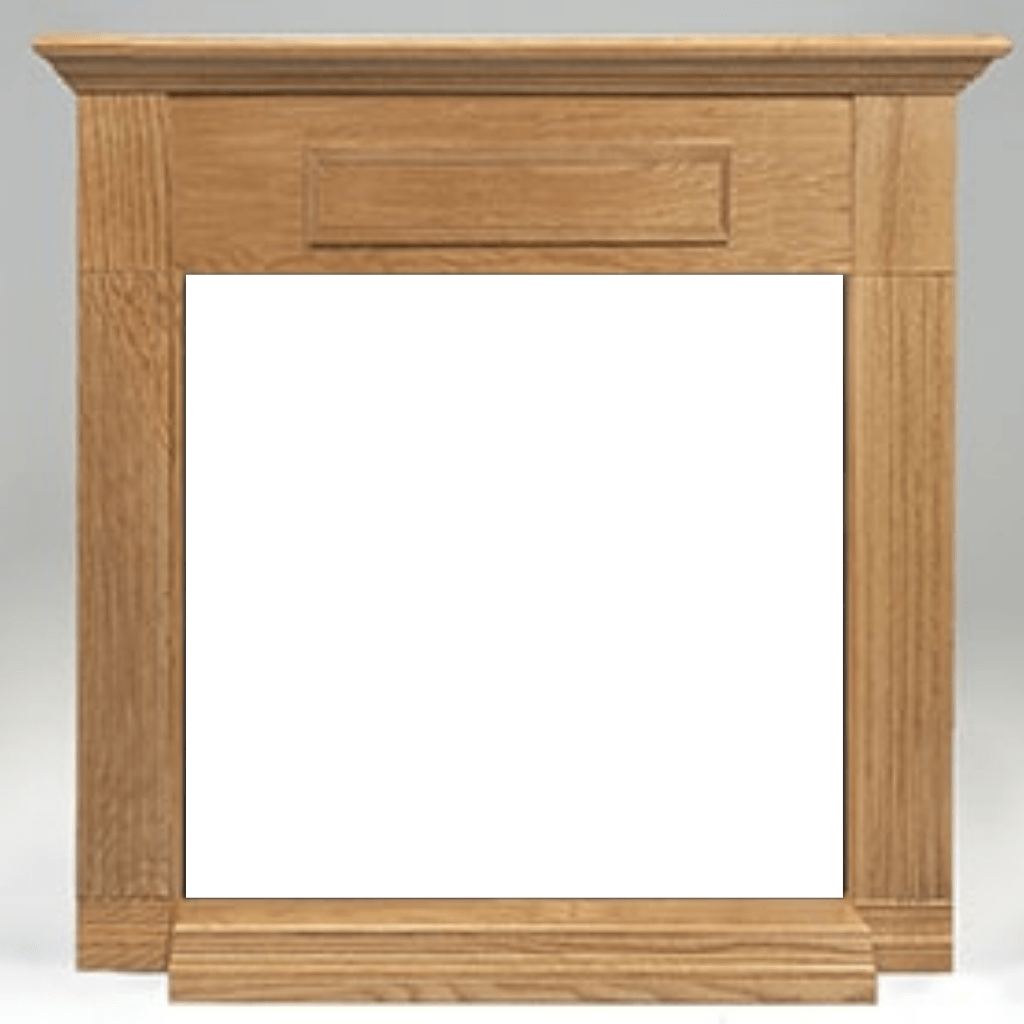 Monessen - 32" Wall Cabinet Surround with Built-in Hearth for Fireplaces