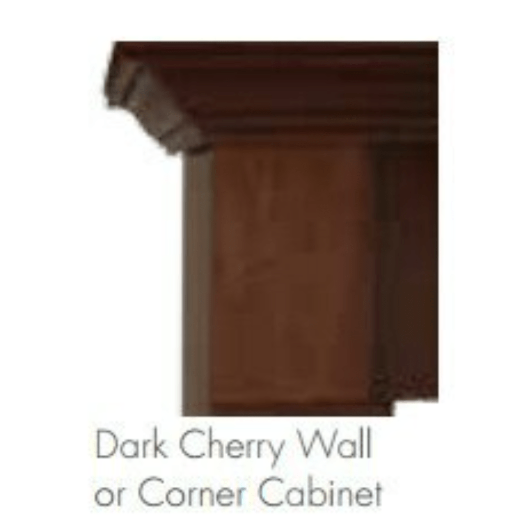 Monessen - 32" Oak/Birch Surround Wall Mantel Cabinet with Hearth for Fireplaces