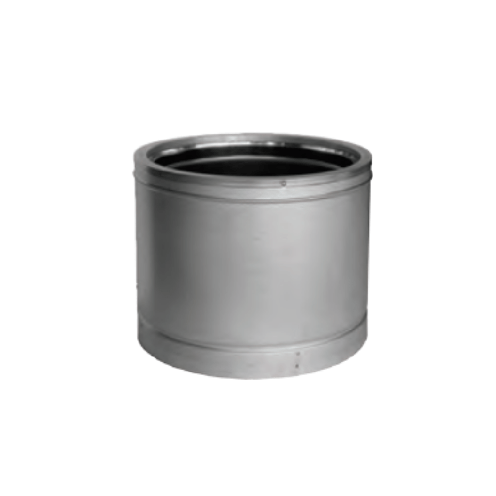 DuraVent - DuraTech 10" Diameter Galvalume Steel 18" Pipe Length 10DT-18 All Fuel Chimney Pipe