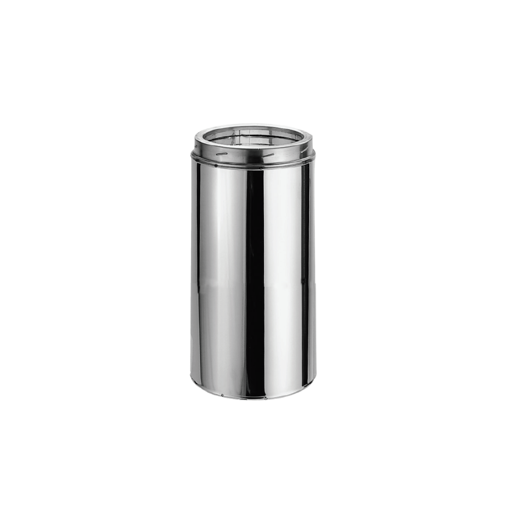 DuraVent - DuraTech 7" Diameter Stainless Steel 9" Pipe Length 7DT-09SS All Fuel Chimney Pipe