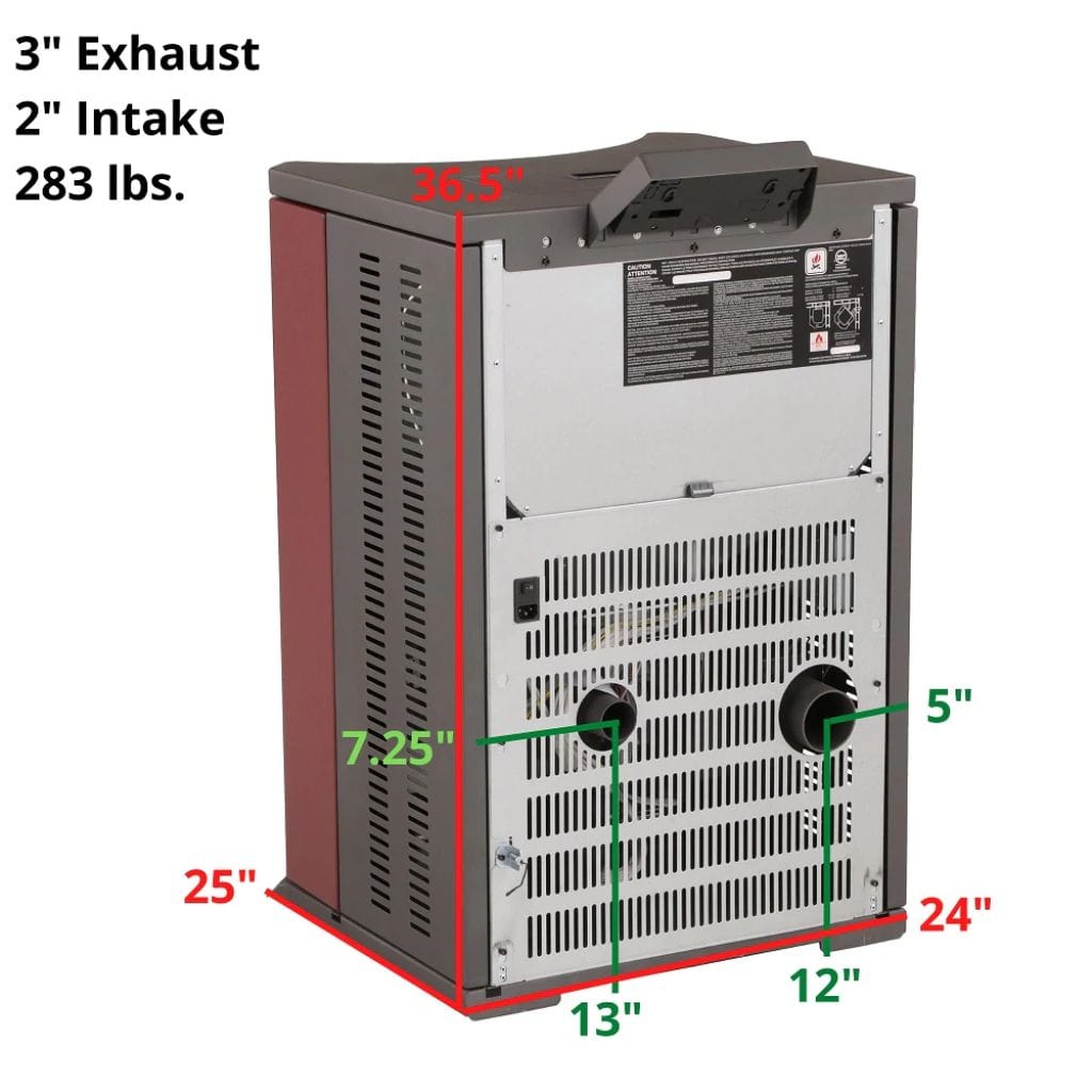 ComfortBilt HP22-N Freestanding 24 Inch Pellet Stove With Thermostat And Blower