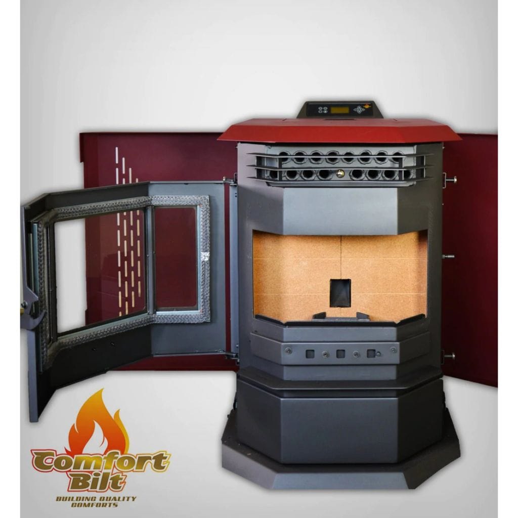 Comfortbilt 24" Hp22 Freestanding Pellet Stove With Thermostat And Blower