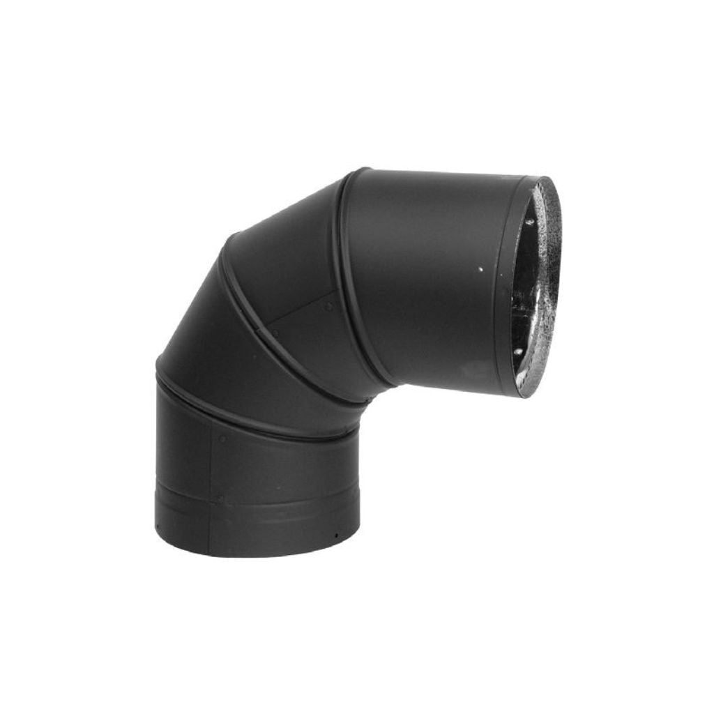 Selkirk - 5" to 8" 90 Degree Adjustable Black Elbow (Saf-T Liner)