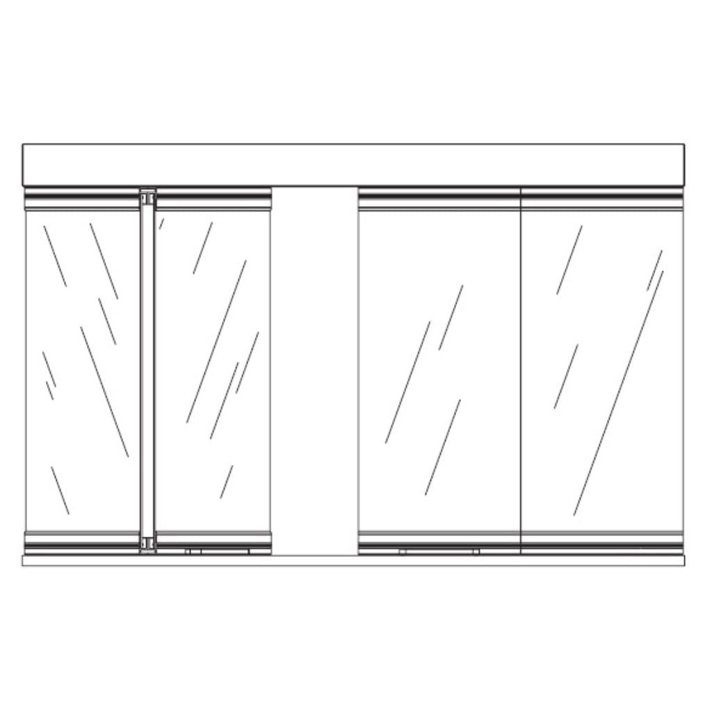 Empire | Bi-fold Glass Doors for Keystone B-Vent Fireplaces