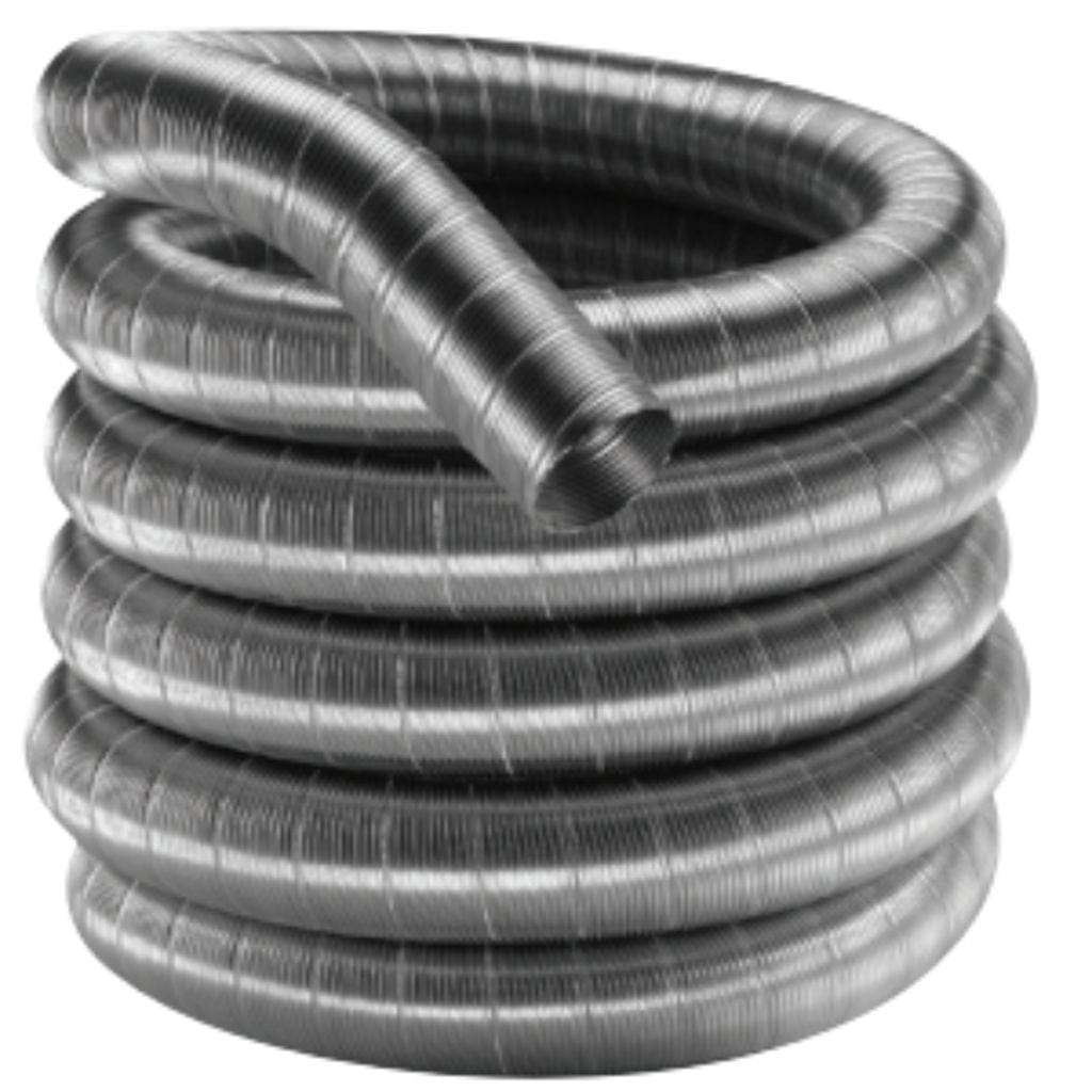 DuraVent - 50' DuraFlex AL - Aluminum Flex Length Type B Gas Vent Pipe