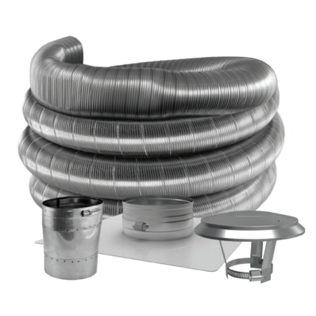 DuraVent - 6" Flex DuraFlex Pro Ovalized Top Plate/Cap Kit