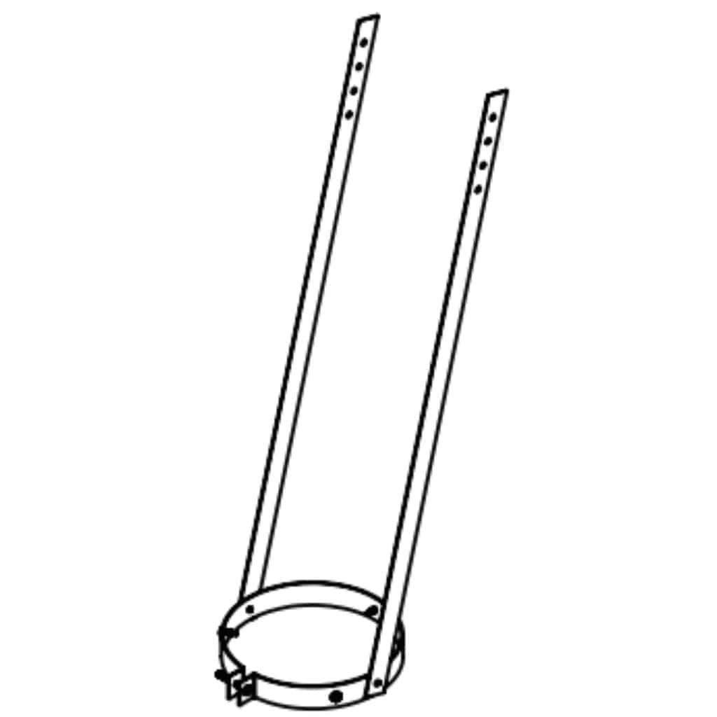 DuraVent - PolyPro 8" Diameter Elbow Strap Double-Wall Venting System