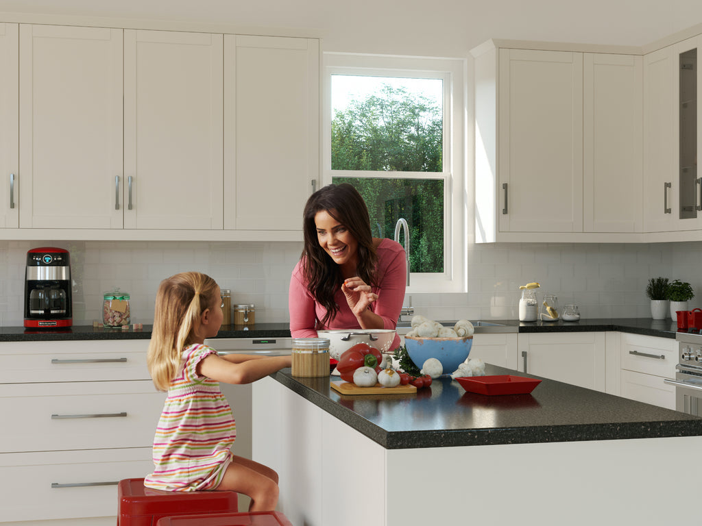 Home Grey Two Door Base Cabinet