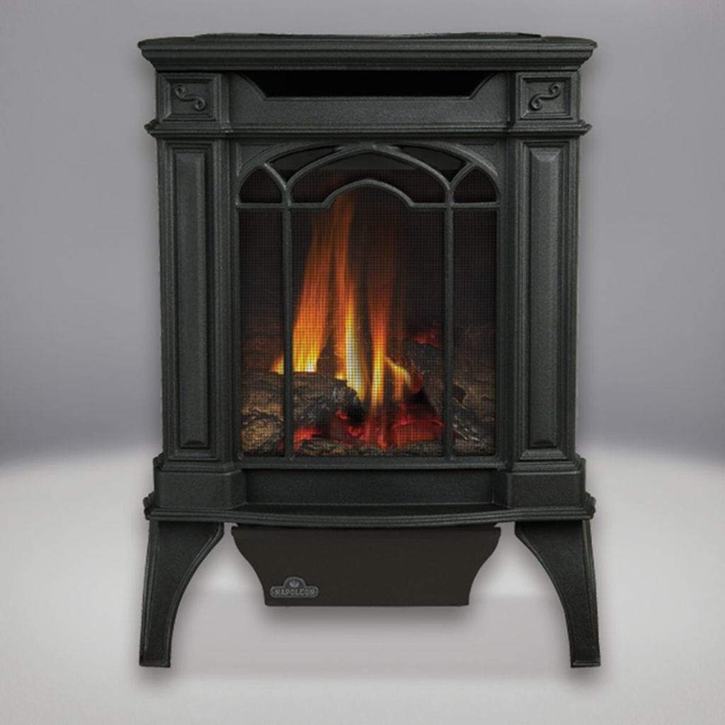 Napoleon 19 Inch Arlington Cast Iron Freestanding Direct Vent Gas Stove