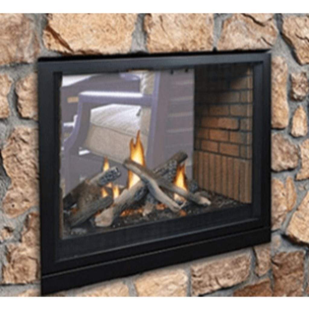 Empire 36" Tahoe Premium Peninsula Propane Gas Direct Vent Fireplace - Millivolt Control With On/Off Switch
