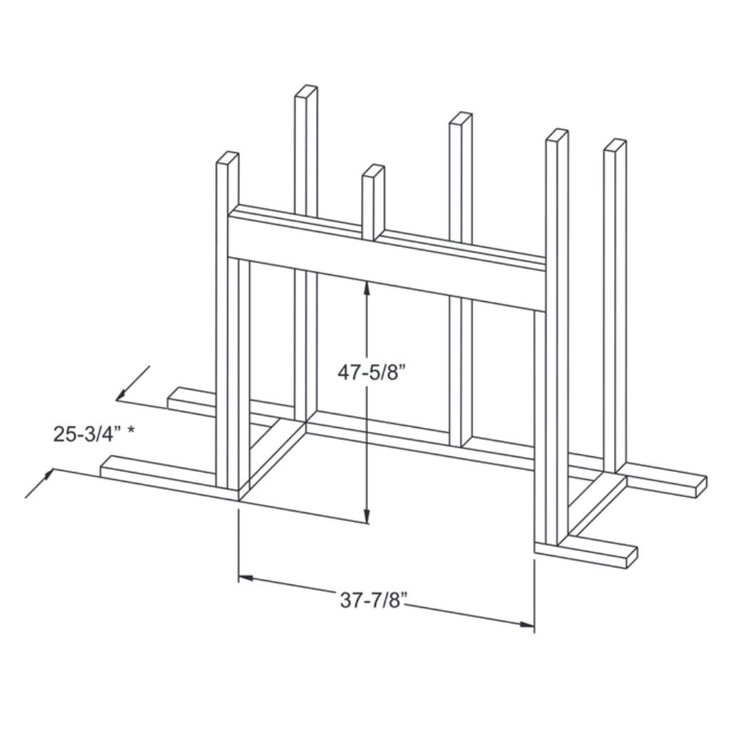 Empire Forest 37-inch Hills Contemporary Direct Vent Gas Fireplace