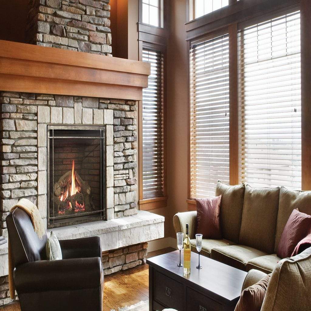 Empire 50 Inch Rushmore Clean Face Direct Vent Gas Fireplace With Blower